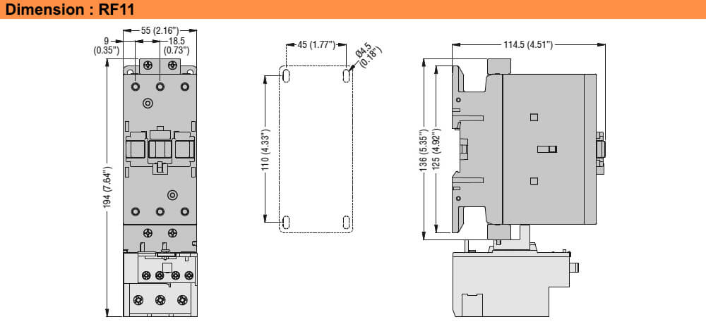 ទំហំ : Lovato RF110082