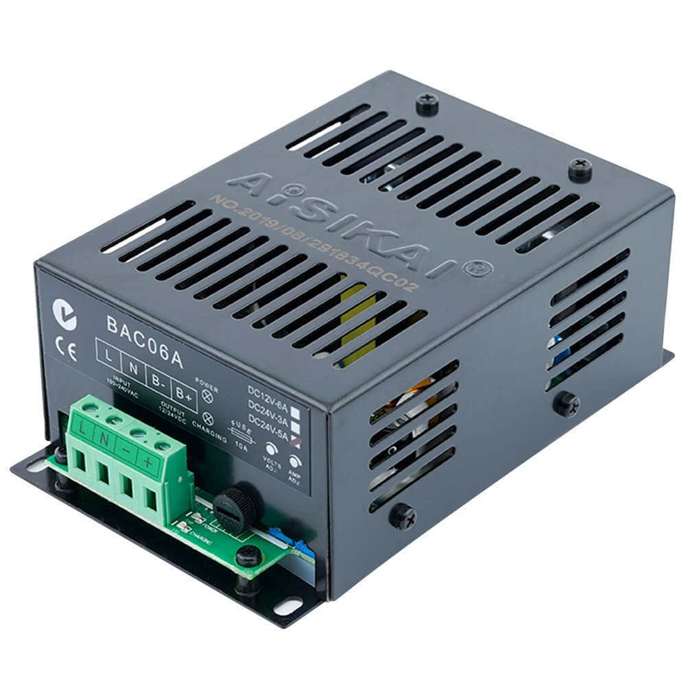 Battery charger Aisikai BAC06A-24V: សាកដោយស្វ័យប្រវត្តិ