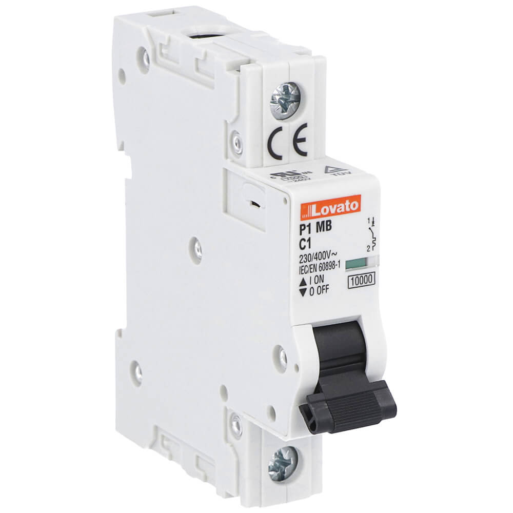 Lovato P1MB1PC01: MCB 1P 1A សៀគ្វីស្វ័យប្រវត្តិ