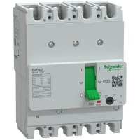 MCCB GoPact Schneider G12T4A125 : MCCB 4P 125A