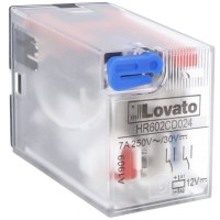 Lovato HR602CD024: Industrial relay - Relay ឧស្សាហកម្ម 2 C/O 7A 250V