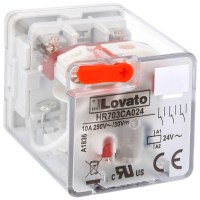 Lovato HR703CA024: Industrial relay - Relay ឧស្សាហកម្ម 11-Pin 3 C/O 10A 250V